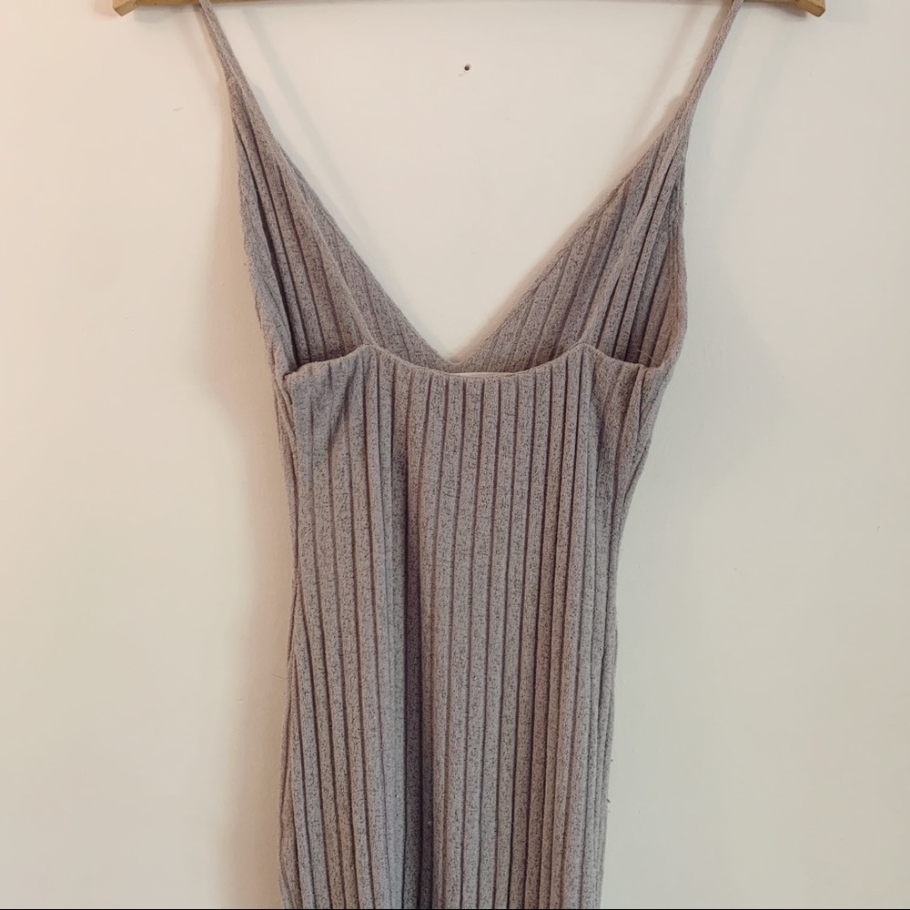 Ribbed Midi Dress